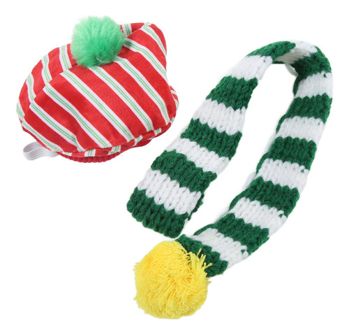 Disfraces Navideños Para Perros, Conjunto De Gorro Y Bufanda