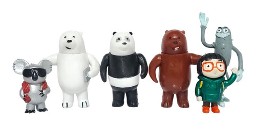Muñecos 6 Figuras Personajes Osos Escandalosos
