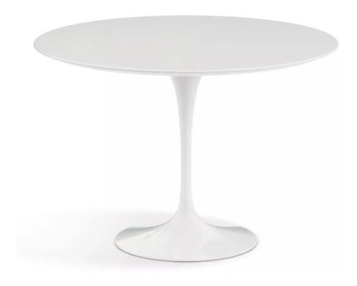 Mesa Cocina Comedor Tulip Blanca Redonda 1mt Premium