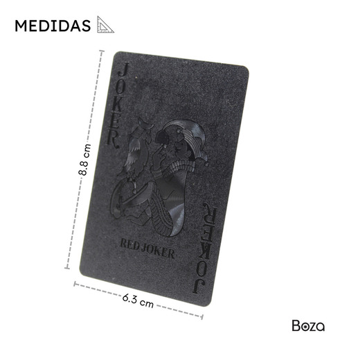Baraja Negra Poker Black 100 Dolares Cartas
