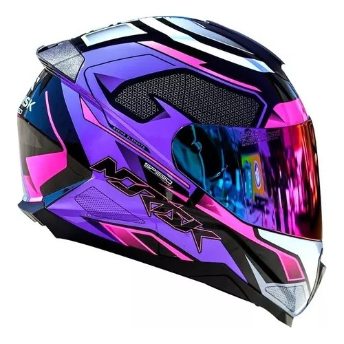 Capacete Norisk Razor Speedmax Rosa Masculino Feminino