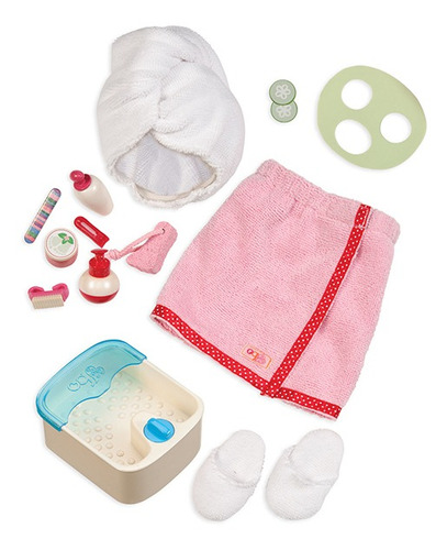 Set Accesorios Día De Spa Para Muñecas Our Generation