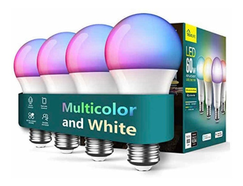 Smart Light Bulb 4 Pack 