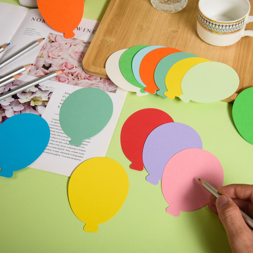 Globos De Papel Recortados Mixteach, 360 Unidades, Para Deco