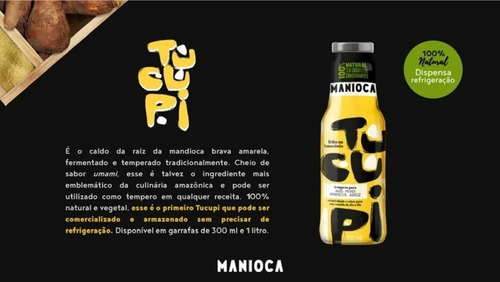 Imagem 4 de 4 de Tucupi Amarelo 1litro 100% Natural Sem Glúten Vegano Manioca