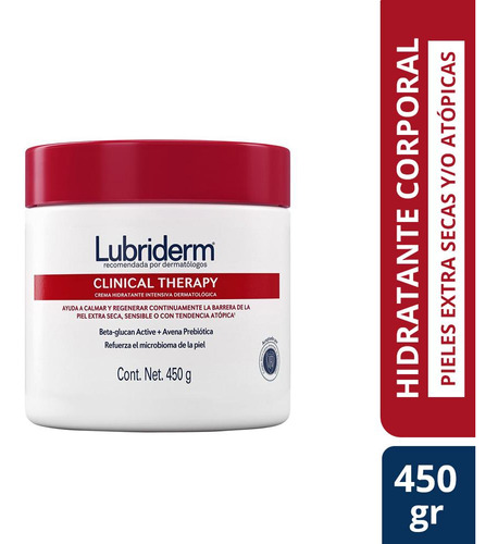 Crema Corporal Lubriderm Clinical Therapy Tarro 450 G