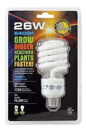 Focos Para Plantas - Sl******* Fluorescent Cfl 6400k Self-ba