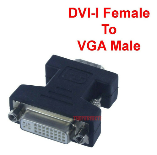  Un Adaptador Dvi Hembra A Vga Macho 