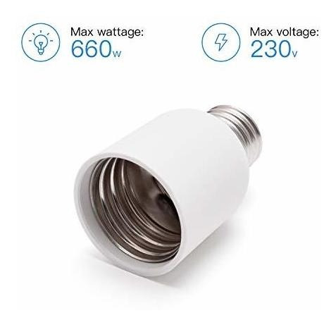 Imagen 5 de 6 de Paquete De 3 Adaptadores E26 /e27 A E39 /e40 Jackyled Medium