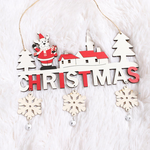 Colgante De Navidad De Madera, Adornos Navideños, Alce