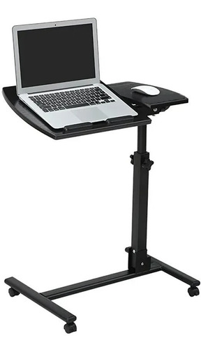 Mesa Portatil Laptop Extensible Metálica Ajustable Con Rueda