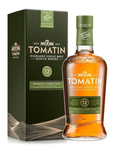 Whisky Tomatin 12 Años Single Malt 700 Ml