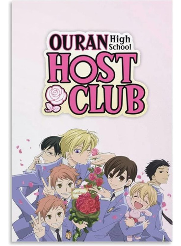 Póster De Anime Ouran High School Host Club Para Habitación 