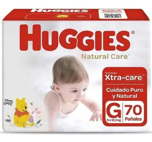 Pañales Huggies Natural Care Elige Talla Quincenal