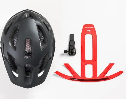 Casco Para Bici De Montaña Bontrager Blaze Wavecel Color Negro/gris Oscuro Talle L