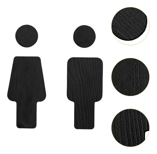 Letreros Para Baños De Hombres Y Mujeres Letreros De Madera