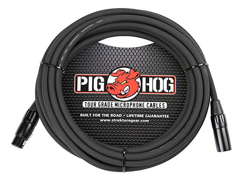 Pig Hog Phm3 - Cable De Micrófono Xlr (0.315 in, 3 Pies)