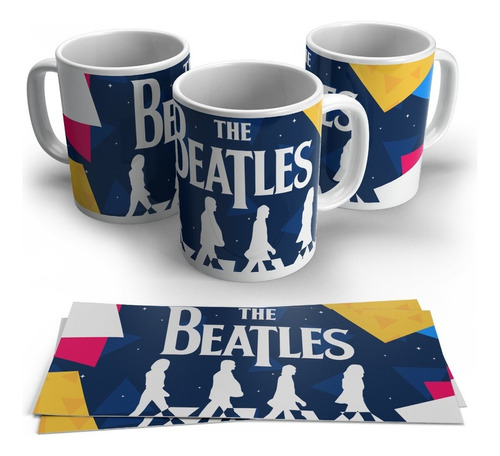 The Beatles Mug Pocillos Banda Rock John Lennon Regalos Vaso