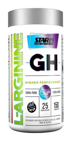 Arginina Gh Star Nutrition 150grs Energia Pre Entreno