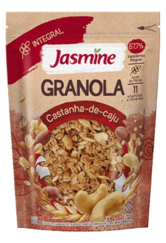 Granola Integral Jasmine Castanha De Caju C/ Coquinho 250g
