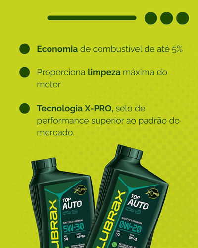 Óleo Motor 5w30 Lubrax Carros Híbridos - Kit 4 Litros