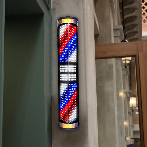 Luz Led Giratoria Para Poste De Borde Áureo De 1 M