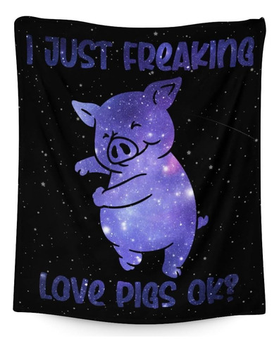 Pig Blanket Gifts - Linda Manta De 40 X 50 Pulgadas Para Muj