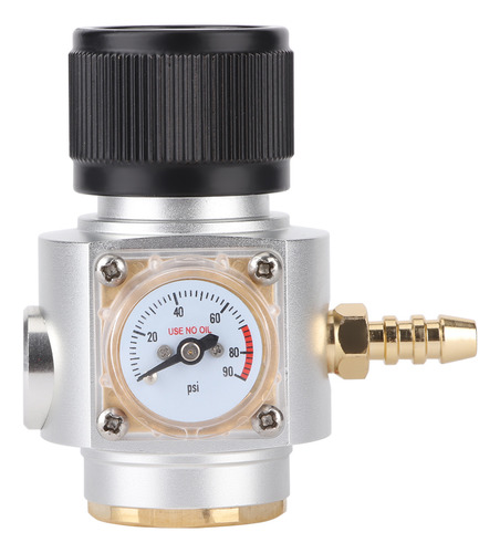 Regulador De Gas Co2 Con Rosca Tr21x4 De Aluminio