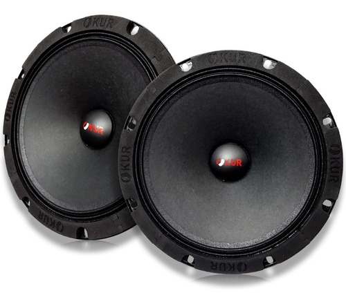 Par De Medios Rangos 8´´ Okur Omr8pr 350w Max / 75w Rms