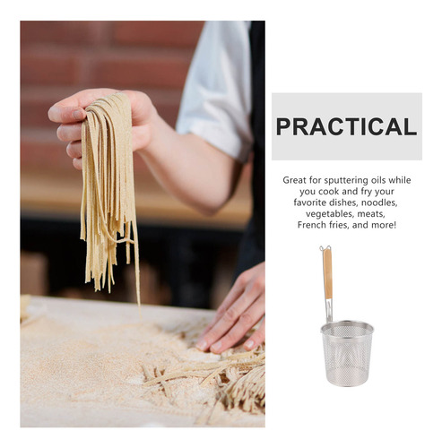 Cuchara For Cocinar Fideos Con Colador De Acero Inoxidable
