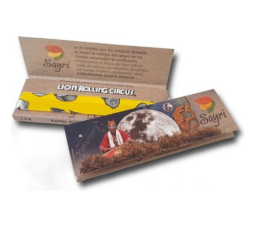 Papel Para Armar Lion Rolling Circus Sayri Organic 1 1/4