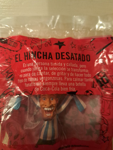 Muñeco Hincha Desatado Coca Cola Mundial 2006