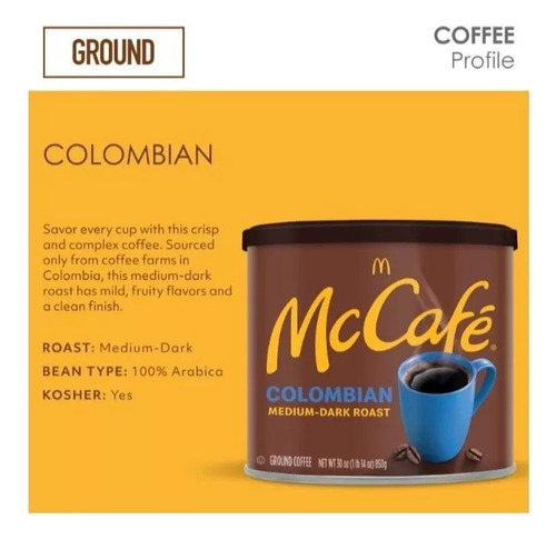 3 Latas De Mc Café 3 Sabores 850g C/u Producto