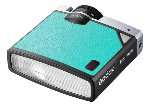Flash Retro Godox Lux Junior Para Cámaras Verde Menta