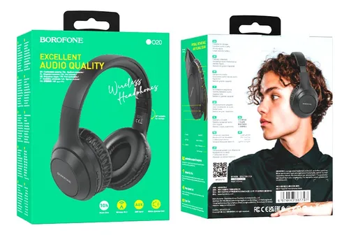 Audífonos Headset Bluetooth Borofone Bo20 Player Negro