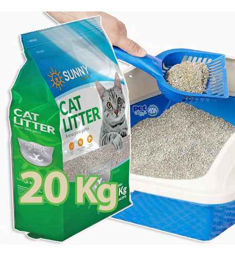 Arena Premium Para Gato | Super Absorbente Y Aglutinante | 2