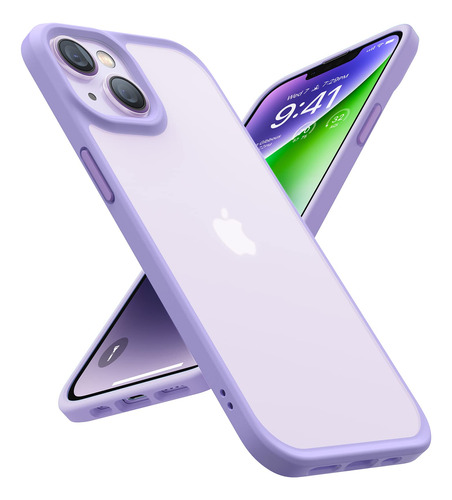 Funda Para iPhone 15 Plus/iPhone 14 Plus Rigida 6.7  Morado