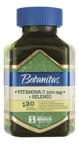 Vitamina C 500mg + Selenio - Unidad a $301