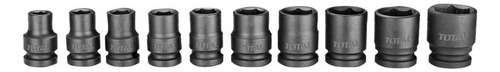 Juego De Dados Socket De Impacto 1/2'' 10pcs Total