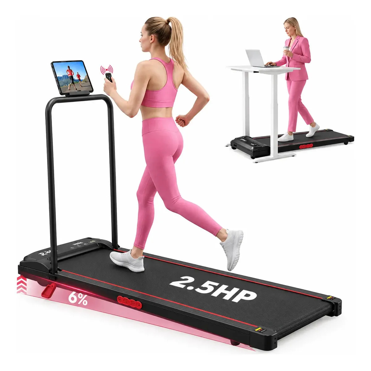 Caminadora Eléctrica JoyRun B60-PRO de 2.5 HP Plegable, con Inclinación y 10 km/h