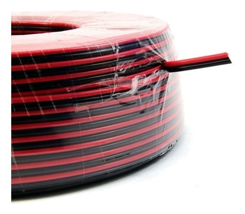 Imagen 4 de 5 de Cable Alambre 100mt Audio Rojo Negro Parlante #16 #20 #24