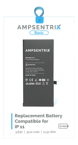 Bateria Ampsentrix Basic Para iPhone 11 
