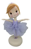 Comprar Adorno Para Torta Bailarina Lila Bailarina