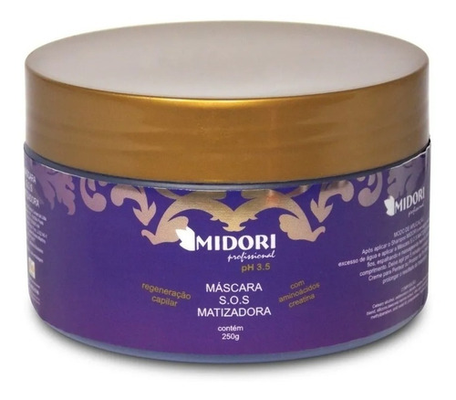 Mascara Matizadora Sos Midori Profissional 250 Gr Original