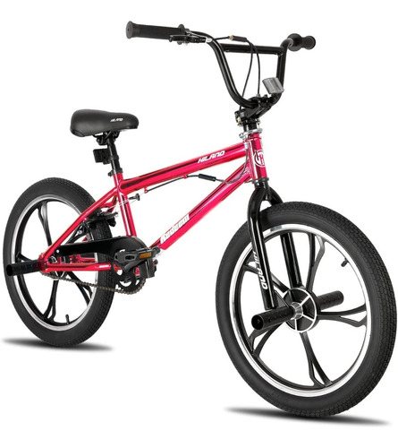 Bicicleta Bmx De 20p 360g Color Rojo Marca Hh Hiland