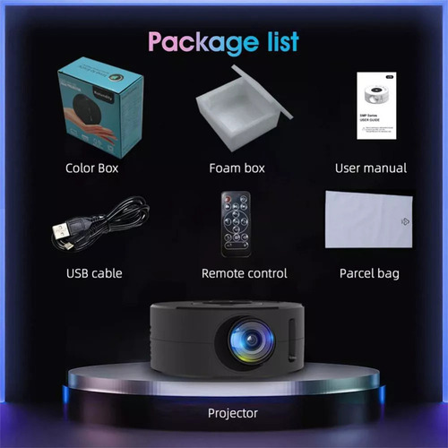 Mox Mini Proyector Led 2024 Hd 1080p Home Theater Laptop
