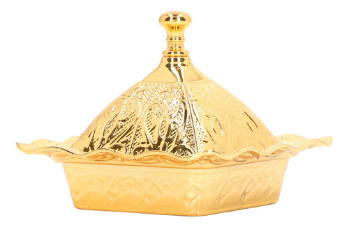 Sugar Bowl Gold Para Servir Azúcar, Tamaño Mini, Vintage, Fo