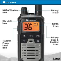 Comprar Midland T290x6vp4 X-talker Gmrs Long Range Walkie Talkie - R