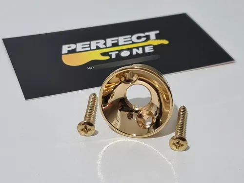 Jack Plate Dourado Telecaster Para Switchcraft Eletrosocket