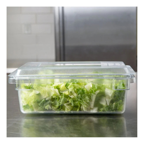 Contenedor Rubbermaid 13l Fg330900clr Para Alimentos Transparente